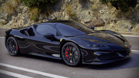 Sf90 ferrari black