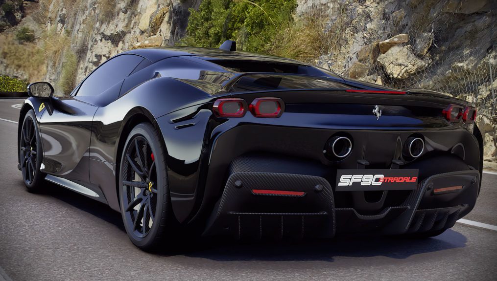 Sf90 ferrari black