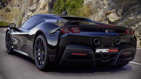 Sf90 ferrari black