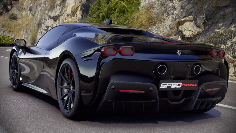 Sf90 ferrari black