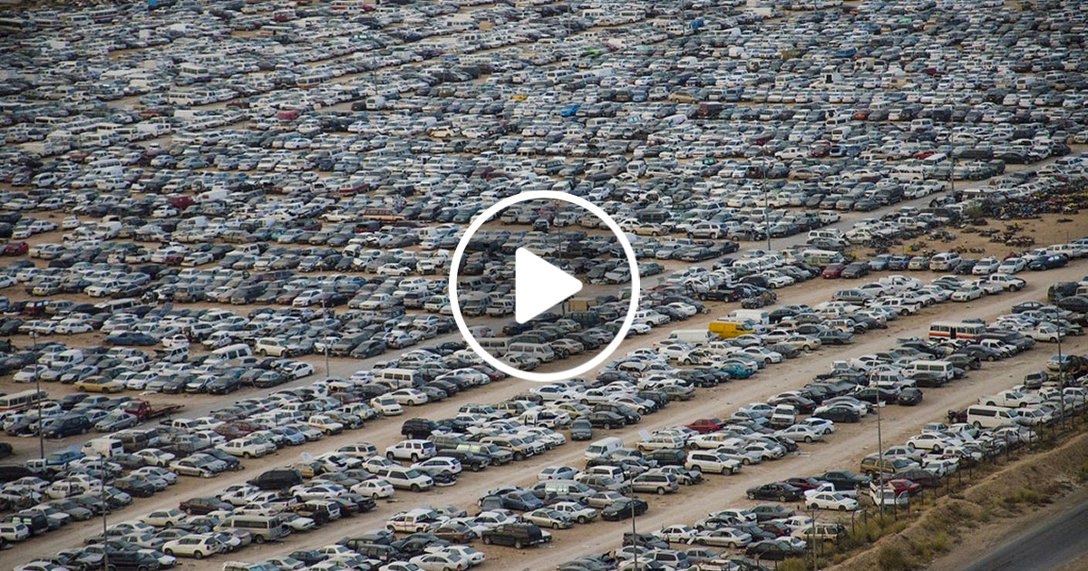 Have you ever wondered where unsold cars end up?  This is a shame on the manufacturers